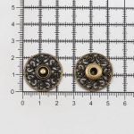 Кнопка пришивная металл ⌀23.0 мм, металл, OB, уп.10 шт