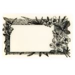 Штамп 5.8х8.4 см, 01 Рамочка с цветами, Mr.Painter TSM-05