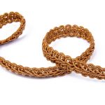 Тесьма декоративная Gamma Булет GBL-15 13 мм, 33 м,±0.5 м, 122 св.коричневый