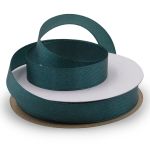 Лента атласная 1-сторонняя 12.0 мм / 22.86±1 метров, (аналог 411004), 124 темная бирюза, Globus