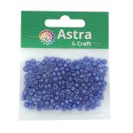 Бисер Astra&Craft 6/0 (4.1 мм), 150 г (10х15 г), цв. 146 сине-сиреневый/жемчужный