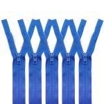 Молния трактор Arta Т6 (6 мм) 1 зам., разъем., 75 см, цв. 090 василек, уп.5 шт