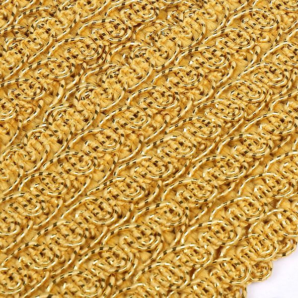 Тесьма отделочная 20 мм, 1-10 цв.золото уп.13.71м