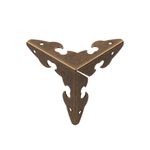 Уголок для шкатулок 3х3 см, 20 шт, 02 бронза, Mr.Carving