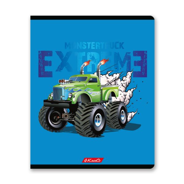 Тетрадь ученическая общая, твин лак, A5+ 48 л. на скобе, белизна 100%, 10 шт, клетка, 000323 Спорткар, Светоч 48ТСК5_8_3_1