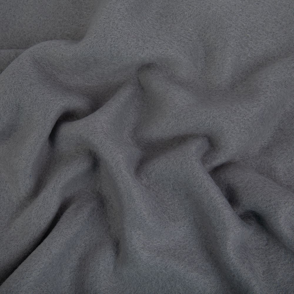 Флис 2-сторонний 280 г/м², 150х160±5 см, серый/grey, Gamma FG-005N