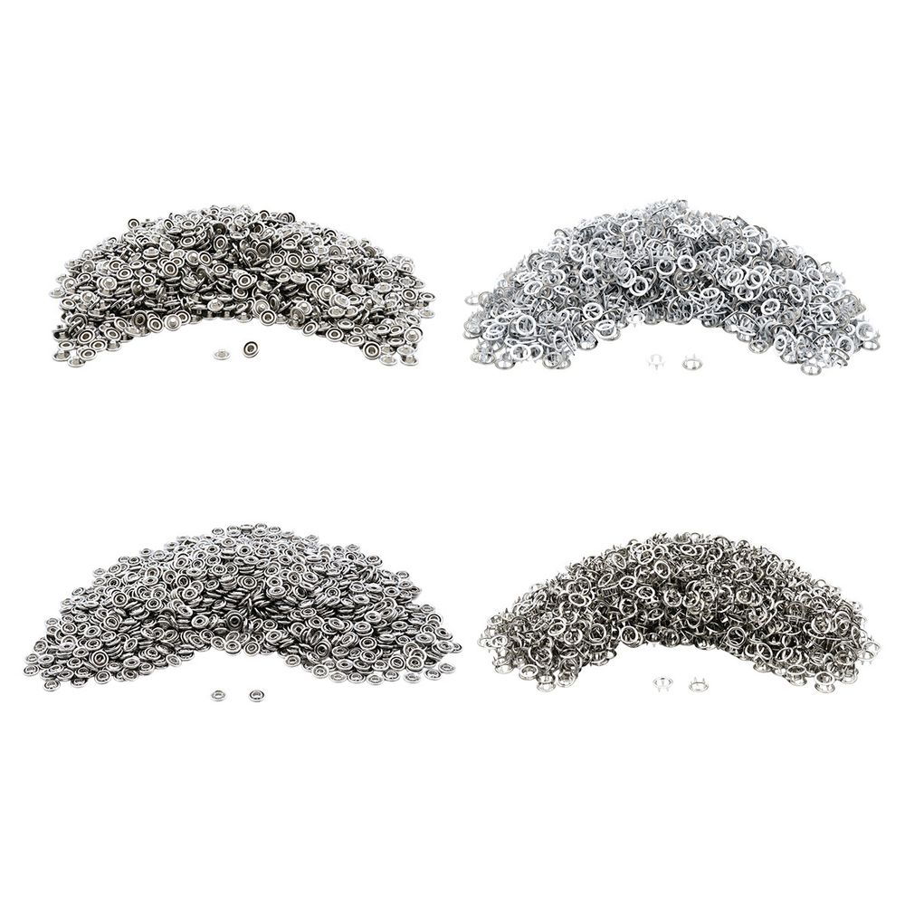 Кнопка рубашечная (джерси) открытая ⌀9.5 мм, ≈1440 шт, МЕТАЛЛ, эмаль, 101 белый матовый, NEW STAR