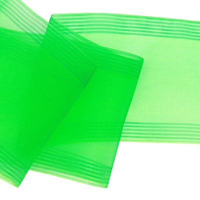 Лента для бантов (капрон) 11 см, 25 м (зеленый) С3503