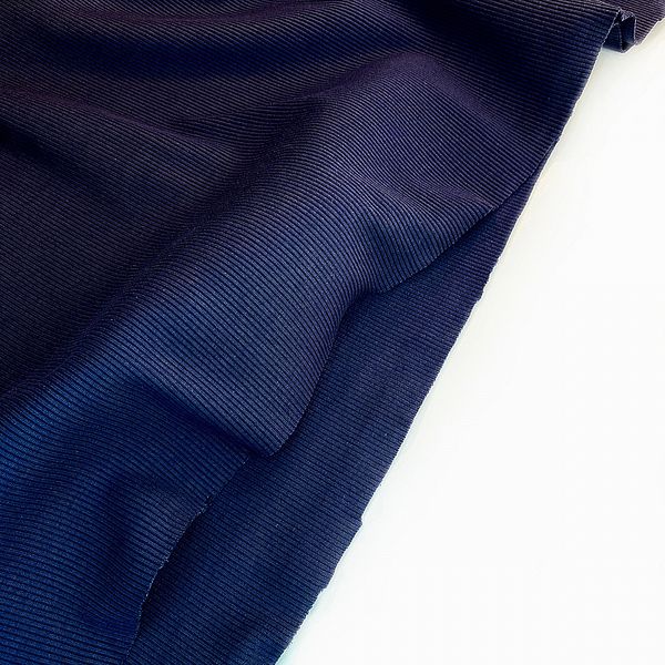 Кашкорсе с лайкрой пенье 400 г/м², 60+60 см / 15 метров, КАШ.400.19-3925.15, индиго