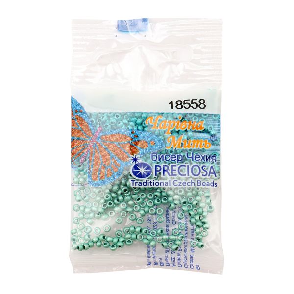 Бисер Precoisa 10/0 (2.3 мм), 50 г (10х5 г), цв. 18558 М