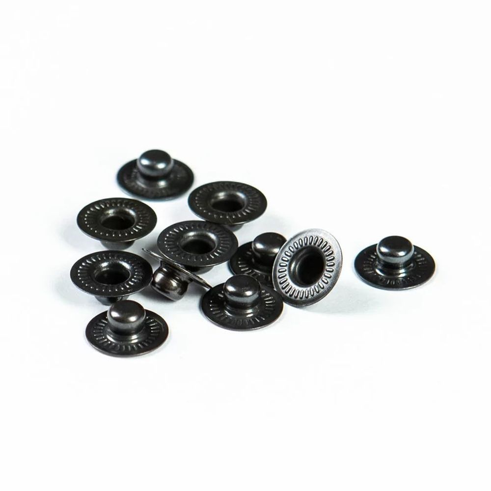 Часть кнопки Альфа (S-образная) ⌀11.5 мм (C-часть), пруж. никель с чернением, 100 шт, BIG