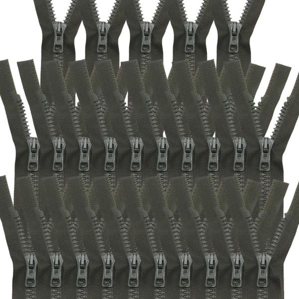 Молния трактор Arta Т6 (6 мм) 2 зам., разъем., 120 см, ОПТ. УП. 25 ШТ., 175 т.хаки