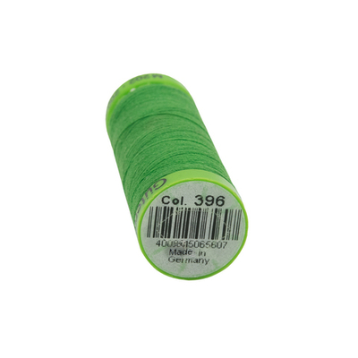 Нитки для тонких тканей Gutermann Extra Fine 150, 200м, 396 ярко-зеленый, 5 катушек