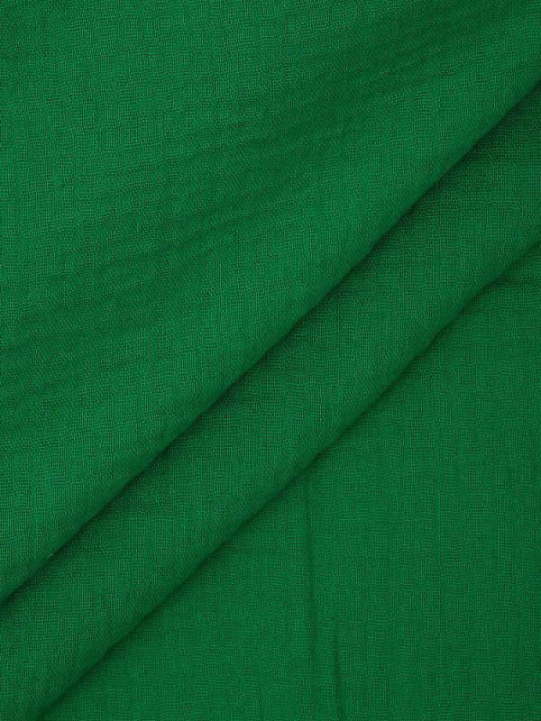 Муслин 125 г/м², 130 см / 2 метра, TBY.Mus.24723.22.2, цв.22 зеленый