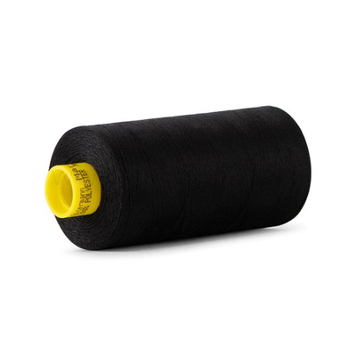 Нитка универсальная Gutermann Mara 120/2, 1000 м, 700207, 2111 ультра черный (Arta 170), 1 катушка