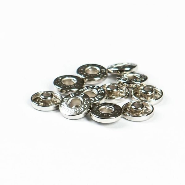 Часть кнопки Альфа (S-образная) ⌀11.5 мм (B-часть), никель 5/12 пруж, 100 шт, BIG