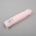 Кружево на сетке 52 мм / 10 м, розовый, Gamma GKM-5201M