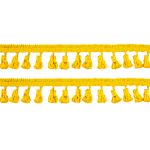 Бахрома отделочная 50.0 мм / 10 метров, с кистями 188 золото