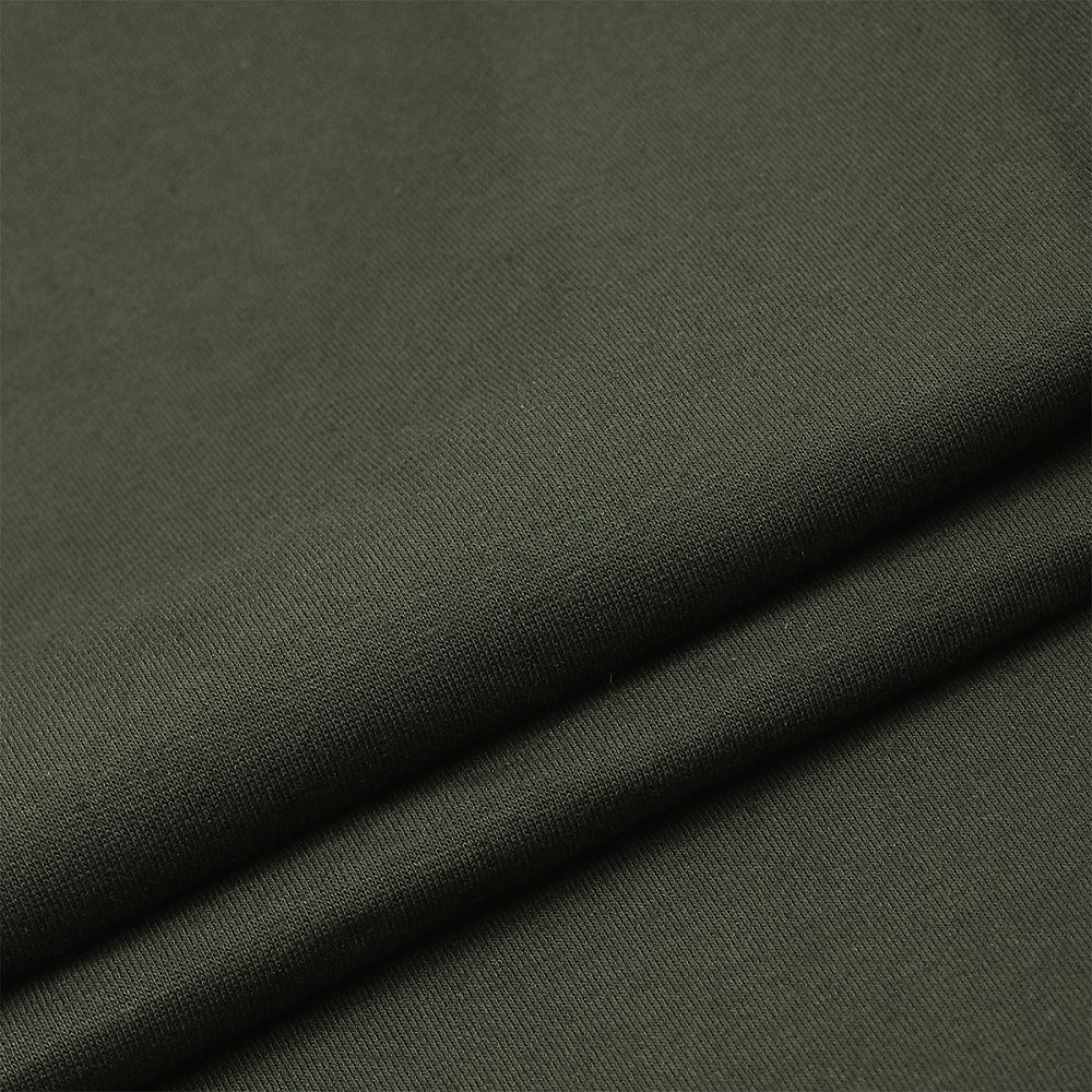 Футер 2-нитка петля поликоттон стрейч 220 г/м², 160 см / 3 метра, ФУТ2Х.TBY.ХЛ-ПЭ.S096.3, цв.S096 хаки