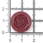 Украшения декоративные пуговицы Розочки, набор 4 цвета, 8 шт (микс 5)