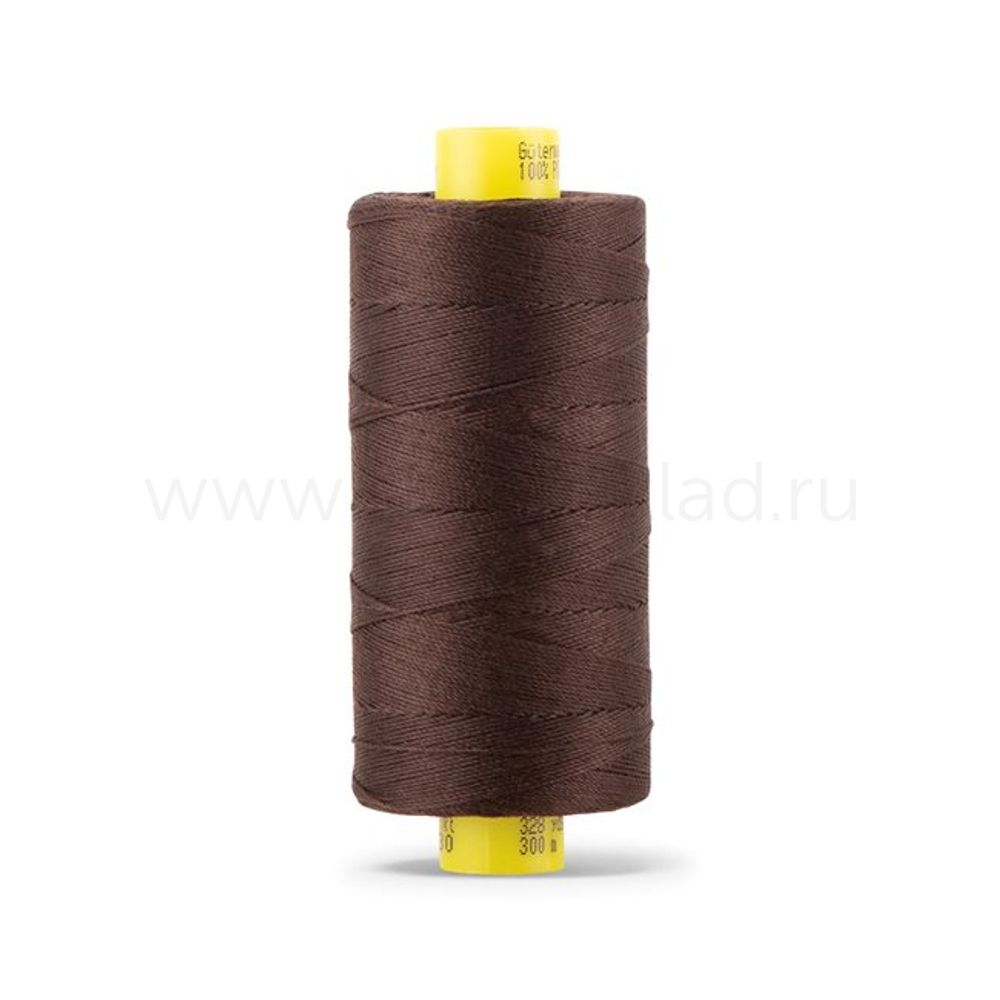 Нить отделочная Gutermann Mara 30/2, 300 м, 702404, 696 т.шоколад, 1 шт