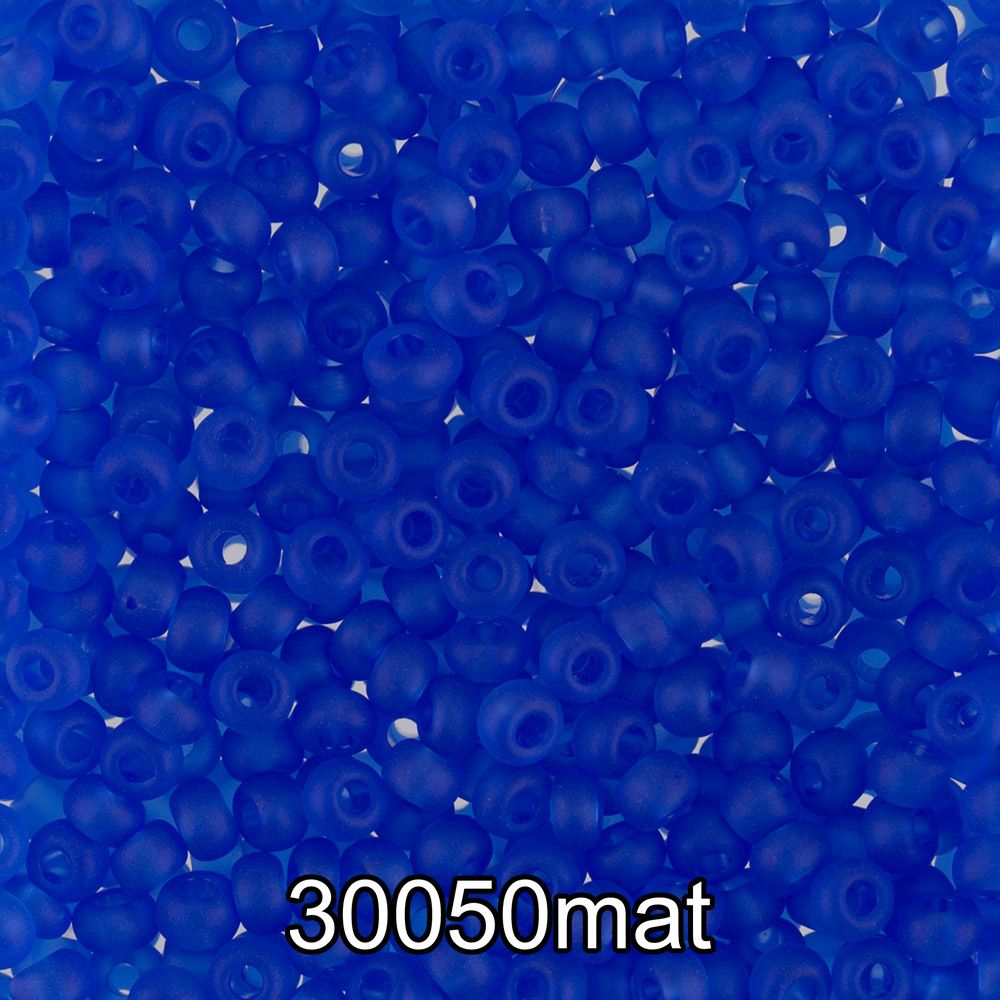 Бисер Preciosa 10/0 (2.3 мм), 500 г, 30050 mat (Ф633) св.васильковый мат.