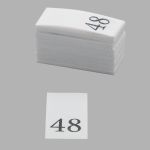 Этикетка-размерник, белый, 10х20 мм, 100 шт, 48