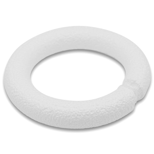 Заготовка из пенопласта Венок объемный ⌀19 см. w3, 0682