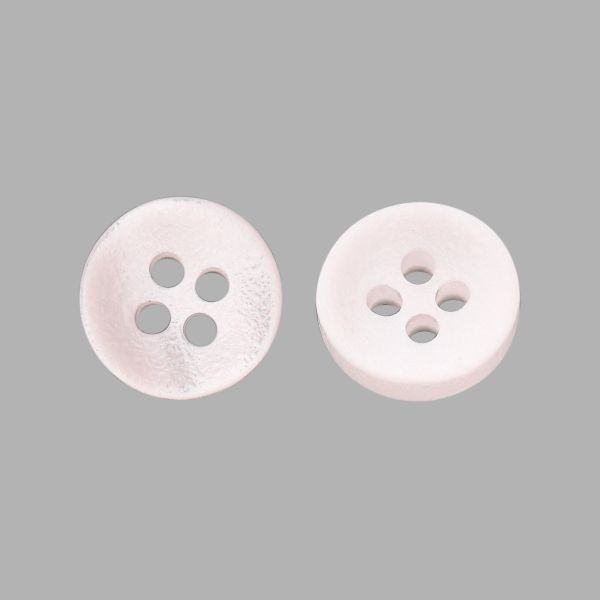 Пуговицы 4 прокола 18L=11 мм, пластик, Wht-01 белый, 72 шт, CN2842