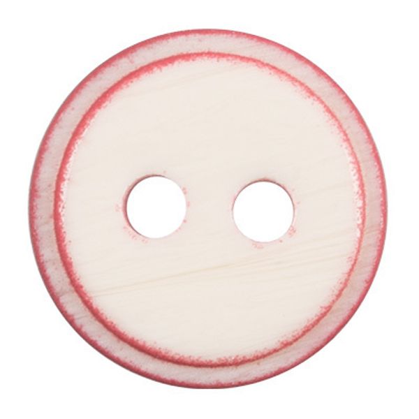 Пуговицы 2 прокола блузочные 10 мм, 36 шт, D273/D099 бордовый/молочный, Gamma GEC 0019