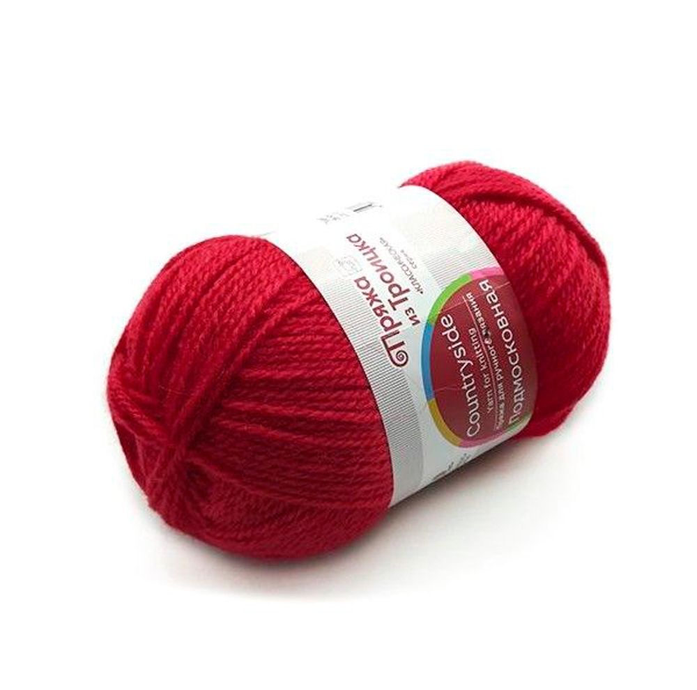 Пряжа Троицкая Подмосковная / уп.10 мот. по 100 г, 250 м, 006 красный Пряжа Троицкая Подмосковная / уп.10 мот. по 100 г, 250 м, 006 красный