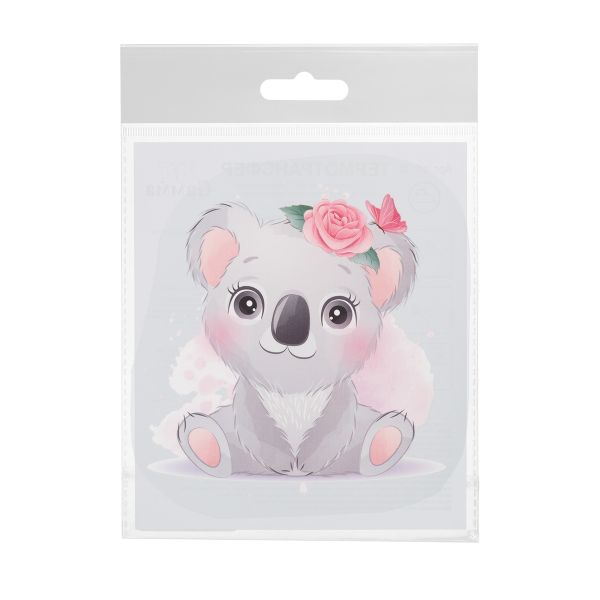 Термотрансфер, 1 шт, М-033 коала 11.5х11.5 см, Gamma M №01