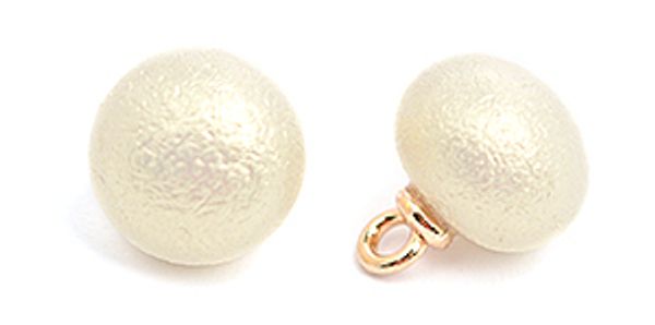 Пуговицы на ножке пластик A1008 цв.001 белый 16L-10мм, 40 шт