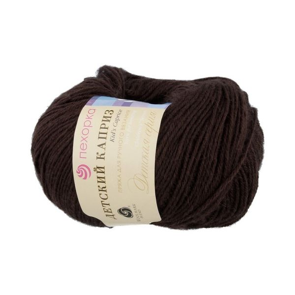 Пряжа Пехорка Детский каприз / уп.10 мот. по 50 г, 225 м, цв.251 коричневый