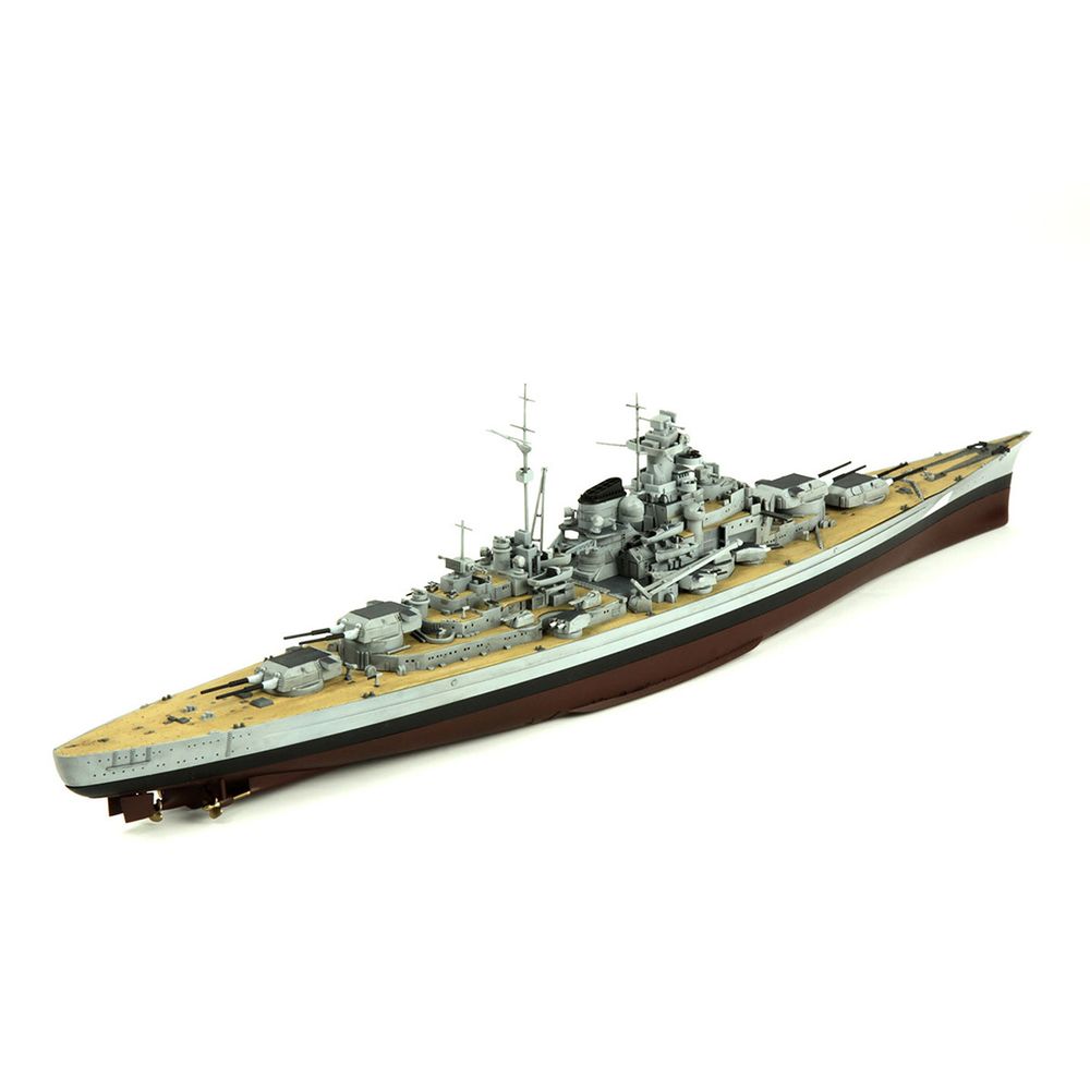 Модель сборная: линейный корабль, KRIEGSMARINE BATTLESHIP KM BISMARCK 1/700, Meng PS-003