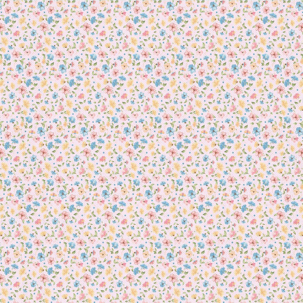 Ткань для пэчворка Peppy Нежная история, отрез 50х55 см, 146 г/м², НИ-17 розовый, Peppy