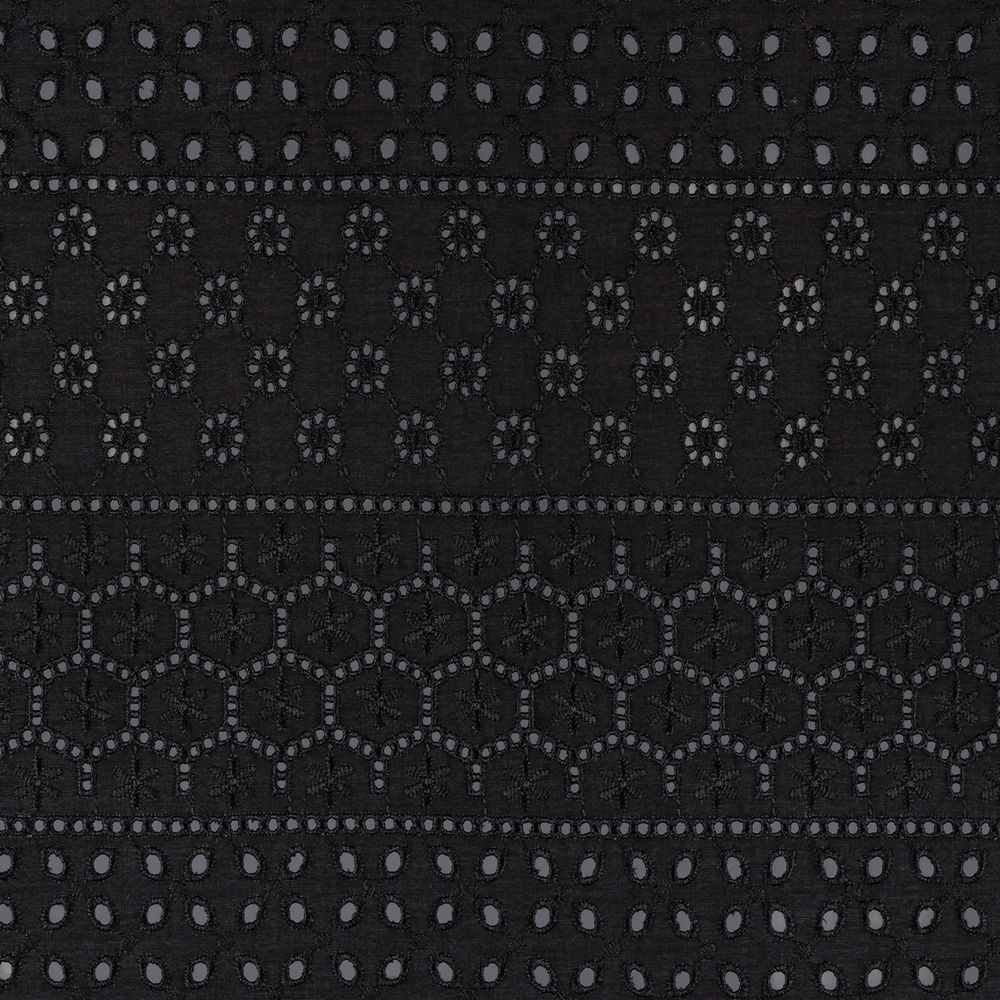 Ткань шитьё (прошва) 150х135 см, черный, Gamma YFAS-981