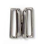 Пряжка-застежка для бикини металл 20.0 мм, 1 шт, под никель, Prym 416130