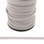 Шнур плетеный плоский ⌀11.0 мм / 50 метров, п/а, 9140 сер.меланж