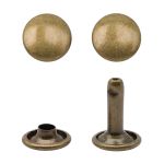 Хольнитены двухсторонние ⌀9 мм, h=11 мм, цв.антик, 100 шт