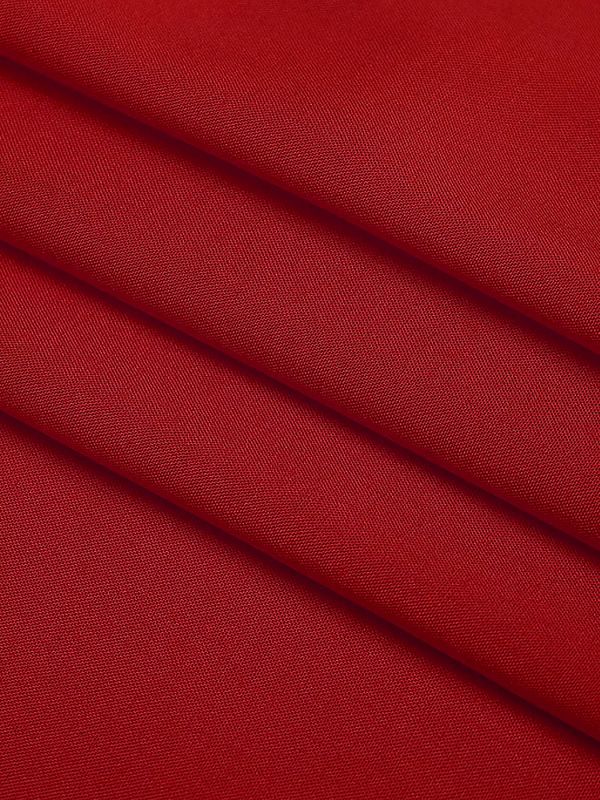 Штапель 110 г/м², 145 см / 2 метра, TBY-Vi-30-14.2, цв.14 красный