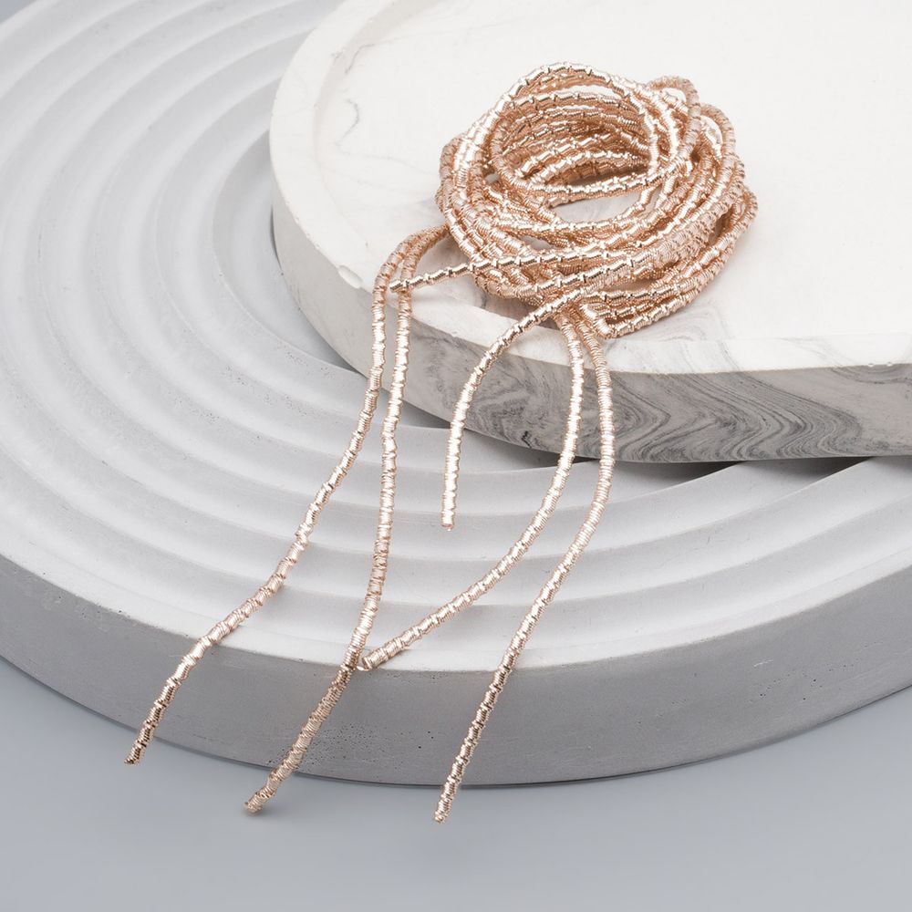 Трунцал витой, розовое золото 2,0 мм, 5±0.1 грамм Astra&Craft, ТБ004НН2