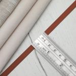 Лента репсовая (в рубчик) 6.0 мм, 074 коричневый, уп.18,28 м