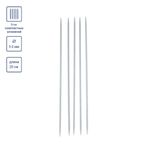 Спицы чулочные металл ⌀3.0 мм, 20 см, со спец. покрытием, Visantia VT5