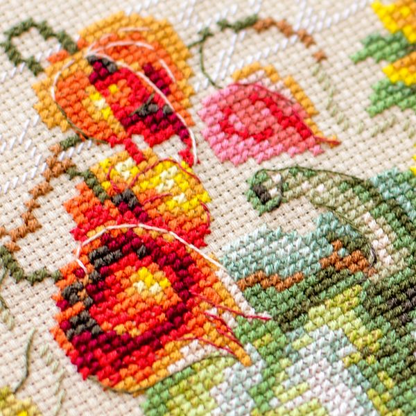 Набор для вышивания нитками Чудесная игла, Дары осени 30х20 см