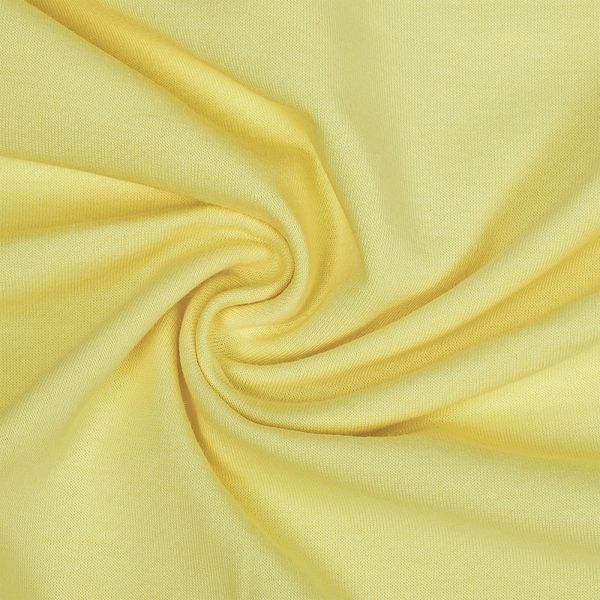Футер 2-нитка петля поликоттон стрейч 220 г/м², 160 см / 3 метра, ФУТ2Х.TBY.ХЛ-ПЭ.S802.3, цв.S802 желтый
