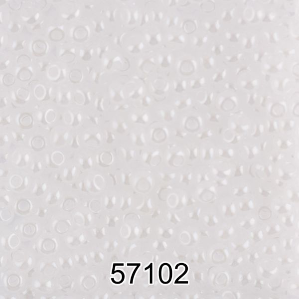 Бисер Preciosa 10/0 (2.3 мм), 500 г, 57102 (Ф066) белый