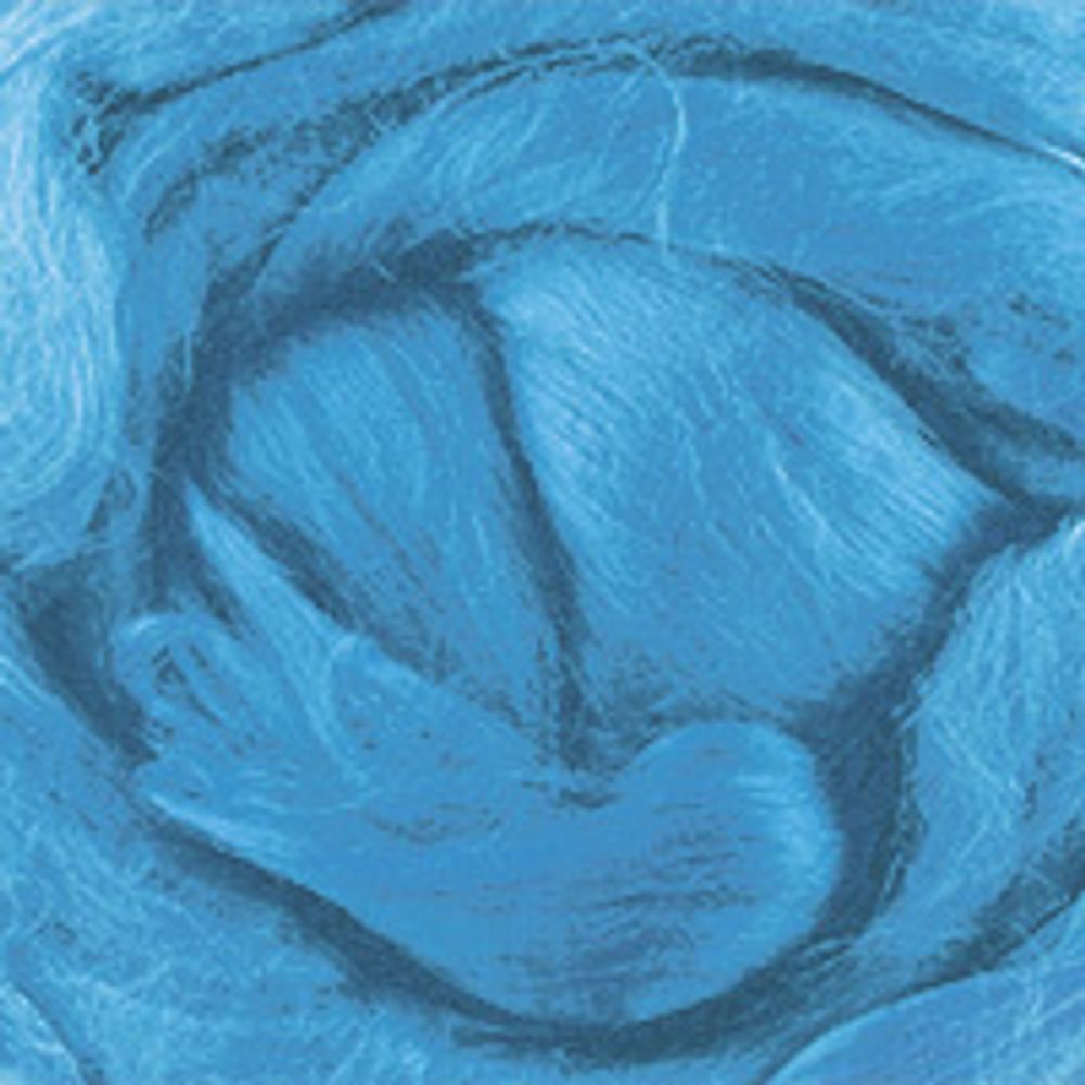 Шерсть для валяния вискоза 1х25 г, (19-20 мкр), 1214 лагуна, Gamma FV-025