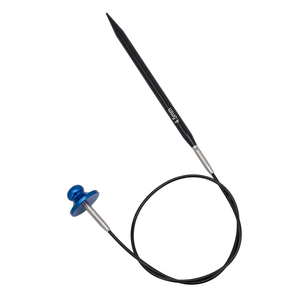 Набор съемных спиц для вязания 5см+8см, 9 размеров (3мм-6мм), алюминий