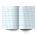 Тетрадь ученическая школьная Классная A5+ 12 л. на скобе 65 г/м², белизна 100%, 25 шт, частая косая линия, 000289 Зеленая, Светоч 12ТСК5_1_1_6